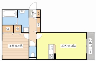 CITY FLATS KITENOの物件間取画像